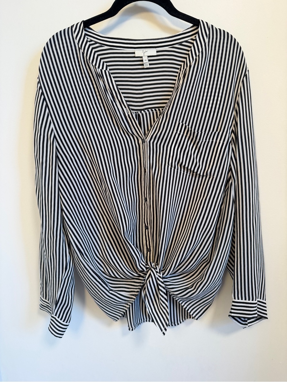 Joie Silk Striped Blouse